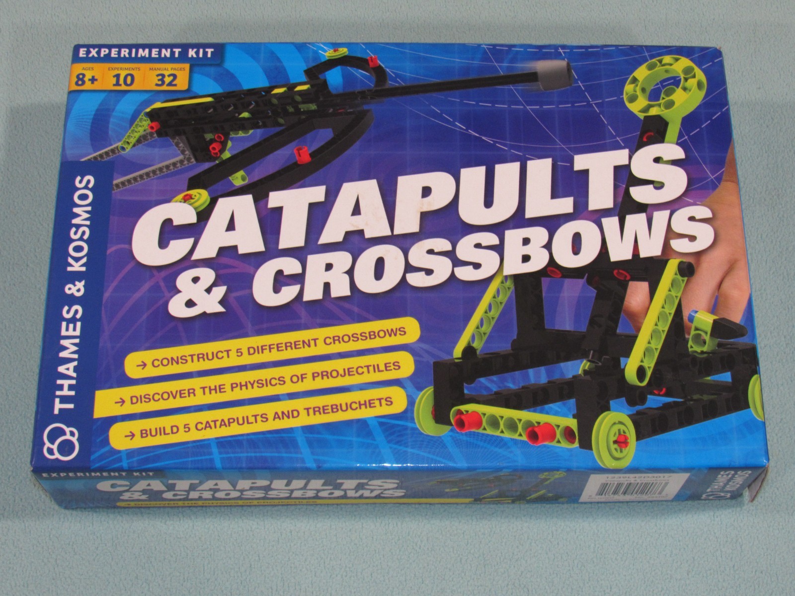 CATAPULTS & CROSSBOWS Physics Science Experiment Kit ~NEW (open) Thames & Cosmos