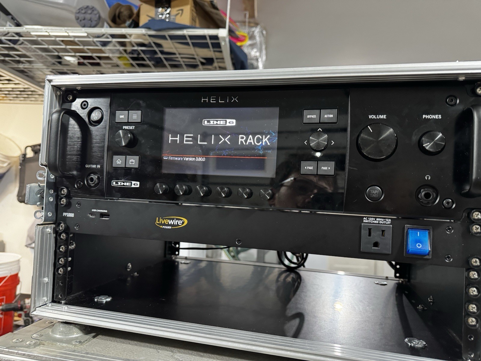 Line 6 Helix Rack Electric Guitar Modeler.