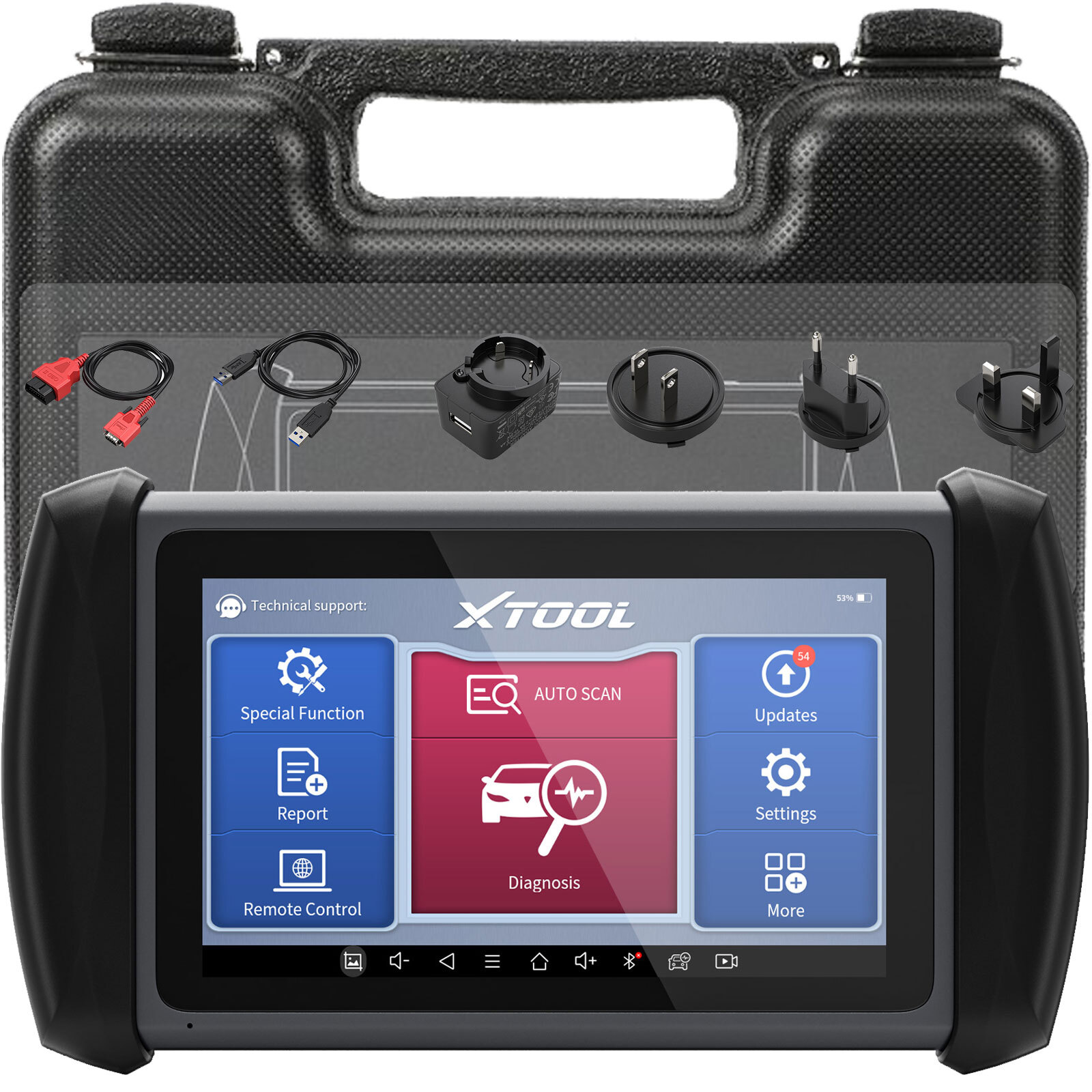 XTOOL IP616 Auto Scanner Full System Diagnostic Tool Key Programmer Free Update