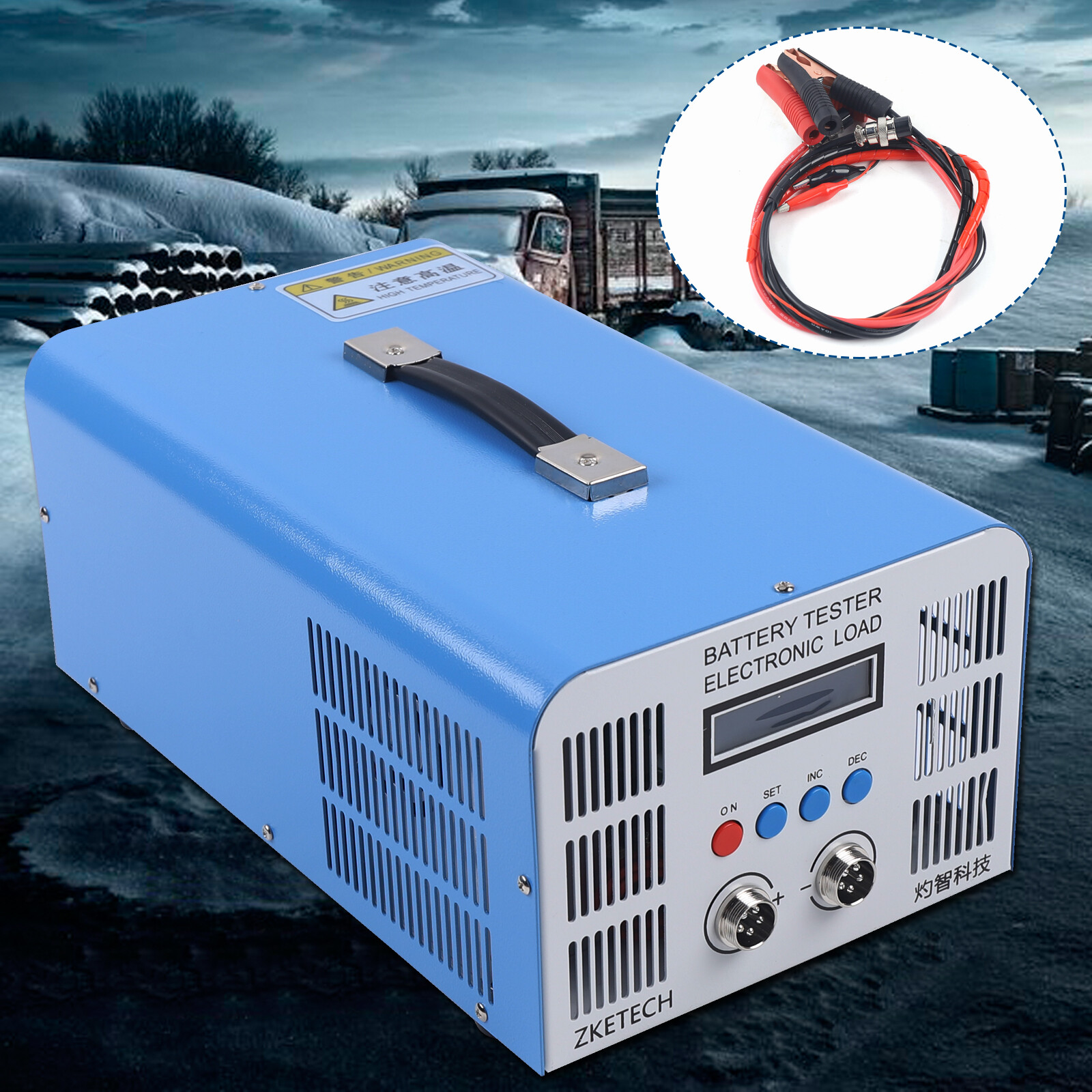 EBC-A40L 5V 200W High Current Lithium Battery Capacity Tester 40A Manual 110V