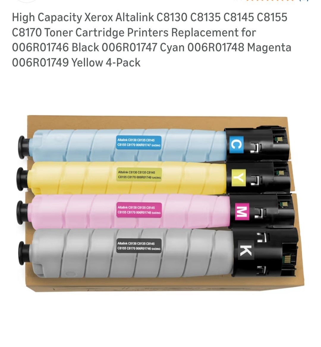 DOITTASK High Capacity Xerox Altalink C8130 C8135 C8145 C8155 C8170 Toner Cartri