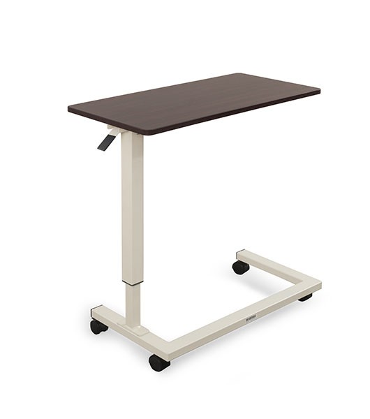 Medacure Hospital Bed Table Overbed Table with Wheels & Adjustable Height