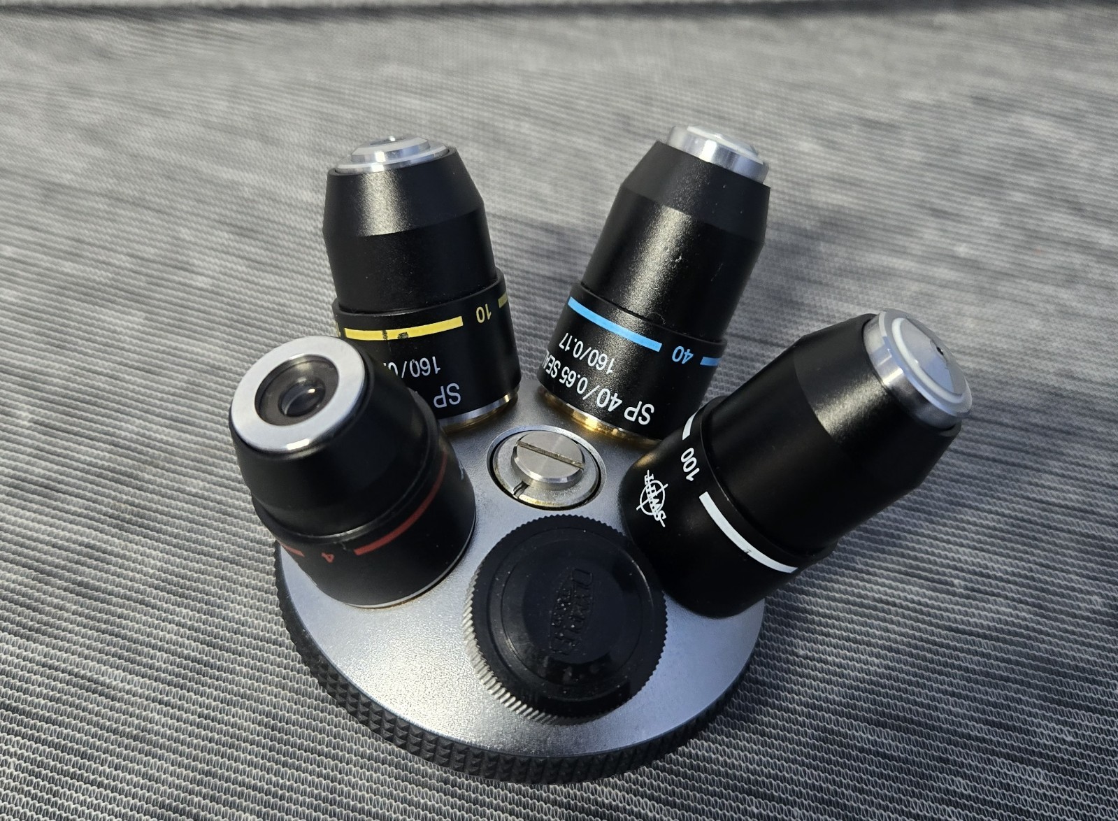 SWIFT MISCROSCOPE OBJECTIVES 4 X/ 10X/ 40X/ 100X/ (INV01-A001B)