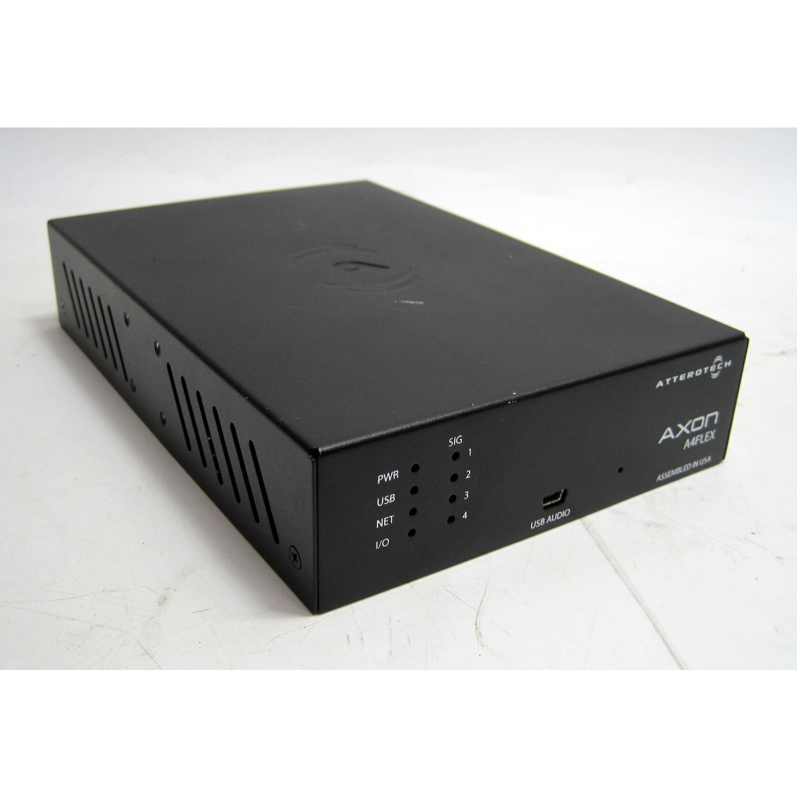 QSC Attero Tech Axon A4FLEX AES67 Networked Audio Connectivity Interface W/POE