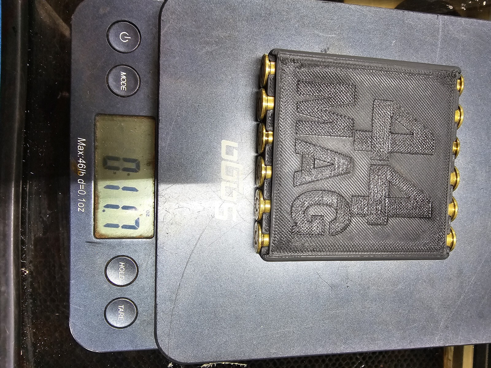 Holder For 44 MAG SHELLS EDC. Holds Twelve Extra 44 Shells In A Compact And...
