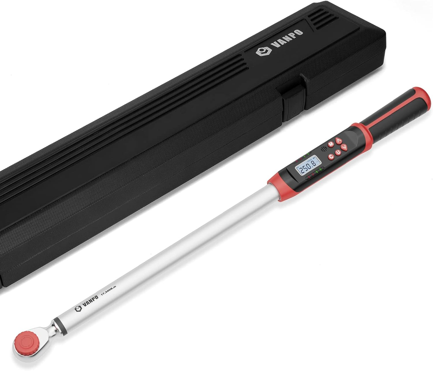 1/2-Inch Drive Digital Torque Wrench(12.5-250.8 Ft-Lbs./17-340Nm), Accurate to ±
