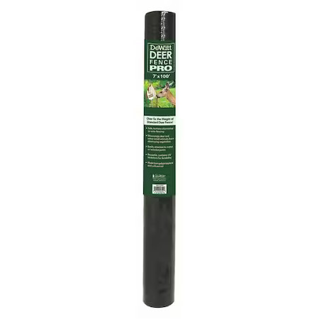 Zoro Select Ddf7100pro Deer Fence, 3/4" Mesh, 7 Ft. H, 100 Ft. L,  Ddf7100pro
