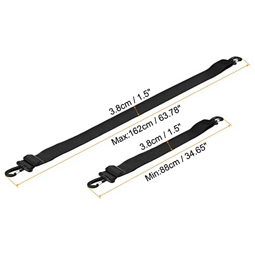 Ski Boot Carrier Strap, Snowboard Boots Carrying Strap Adjustable 3.8cm Black
