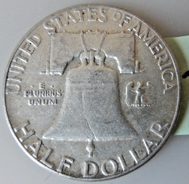 1962-P Franklin Half Dollar US Silver Coin KM#199