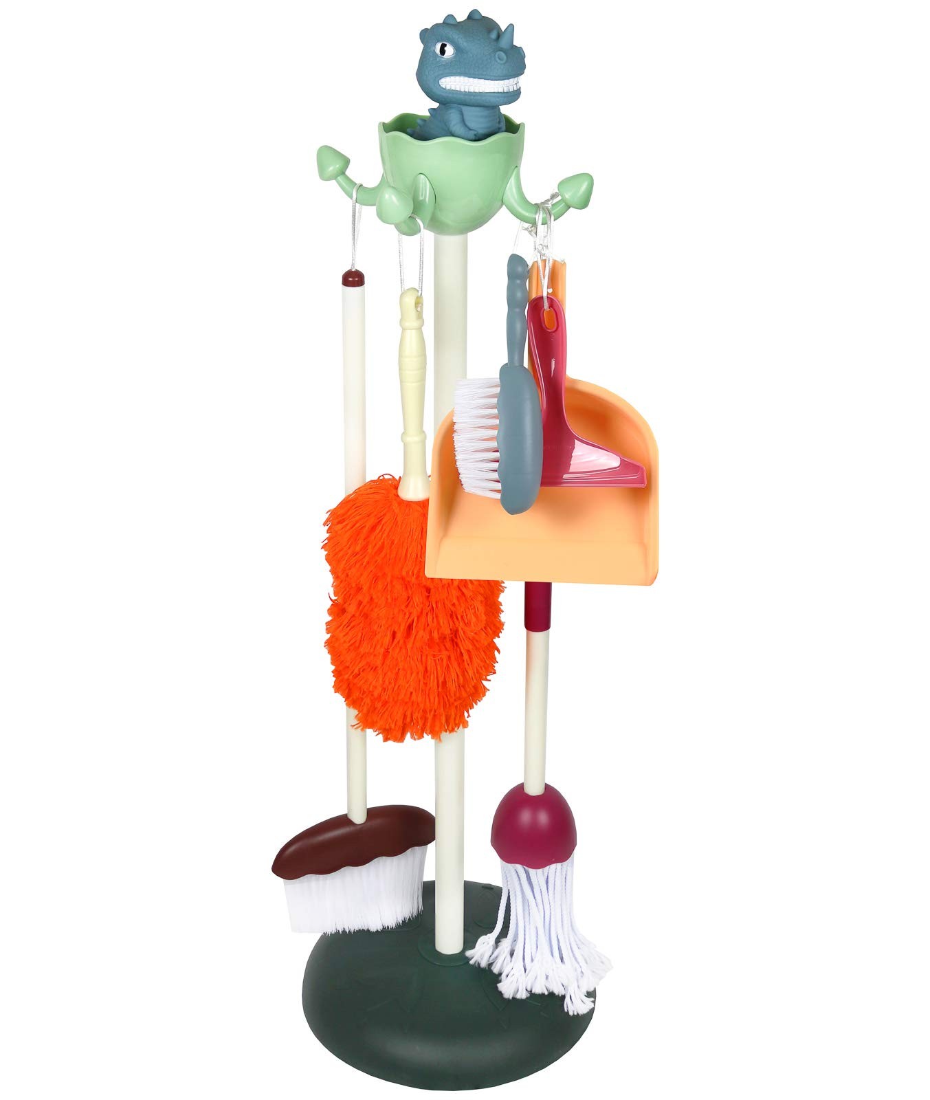Kiddie Play Kids Cleaning Set for Toddlers Pretend Play for Toddlers to Sweep Up