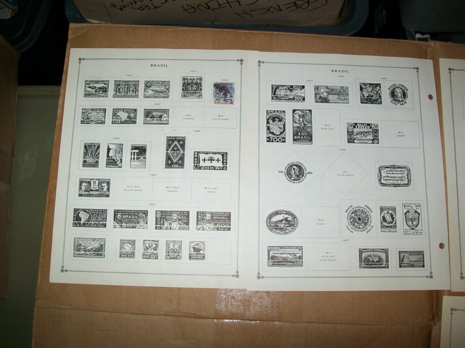 1916 - 1948 Brazil Stamp Sheets Lot 78