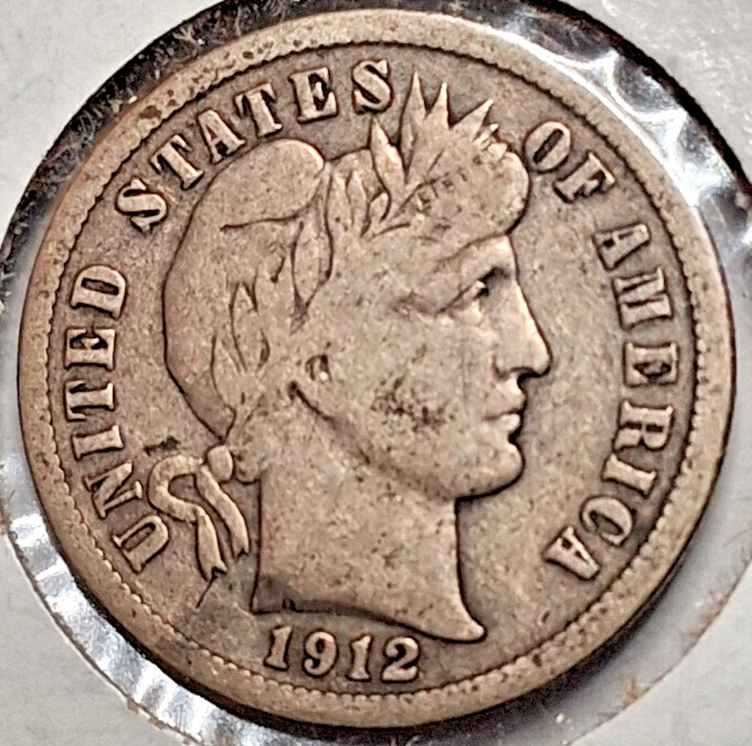 1912 Barber Dime
