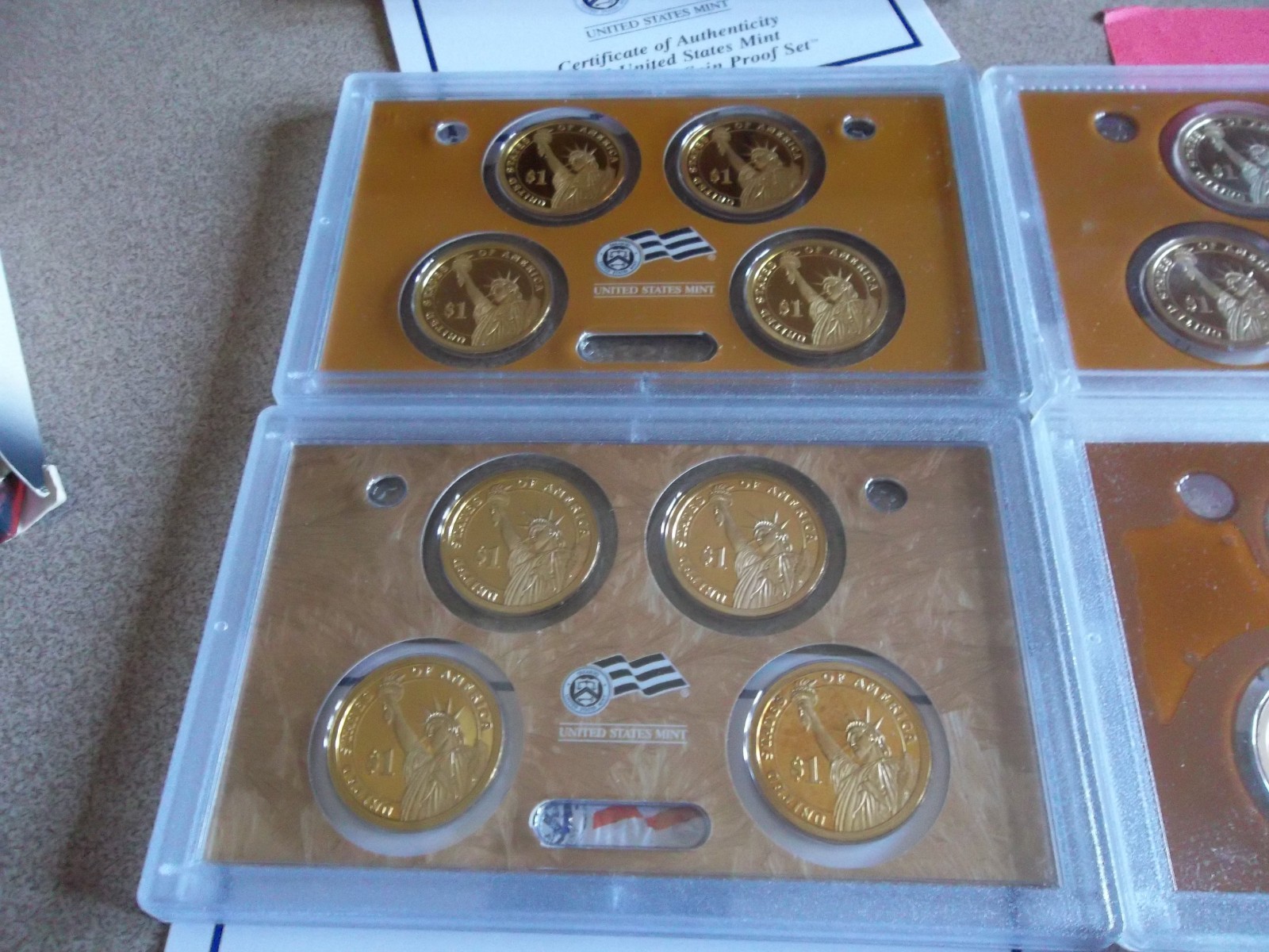 2007, 2009 ,2011, 2014 U.S. Mint Presidential Proof Sets FREE SHIP!
