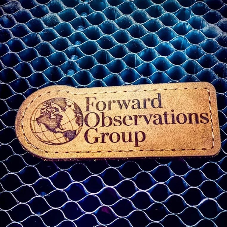 Forward Observations Group Bald Bros FOG Global Leather Patch