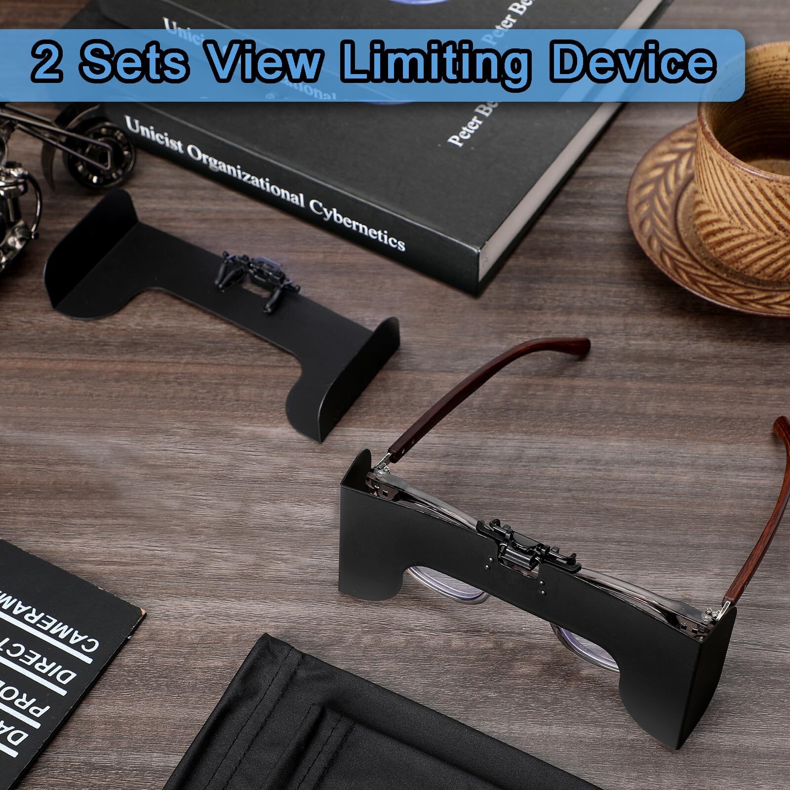1 Pcs View Limiting Device Clip On Cloud-Overs Visors Attaches View Limiting ...
