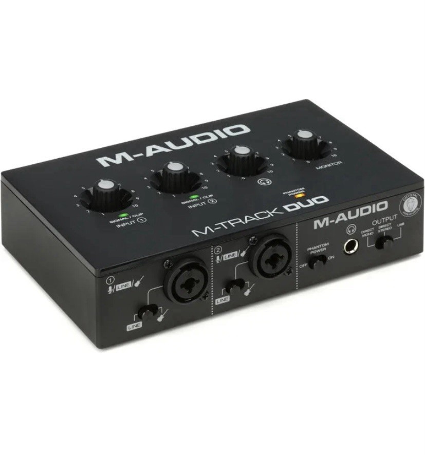 M-Audio M-Track Duo USB Audio Interface