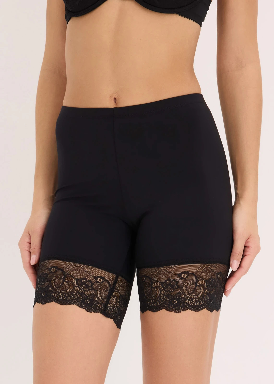 Freemans Black Anti-Chaffing Cycle Shorts     (FJ114-1)