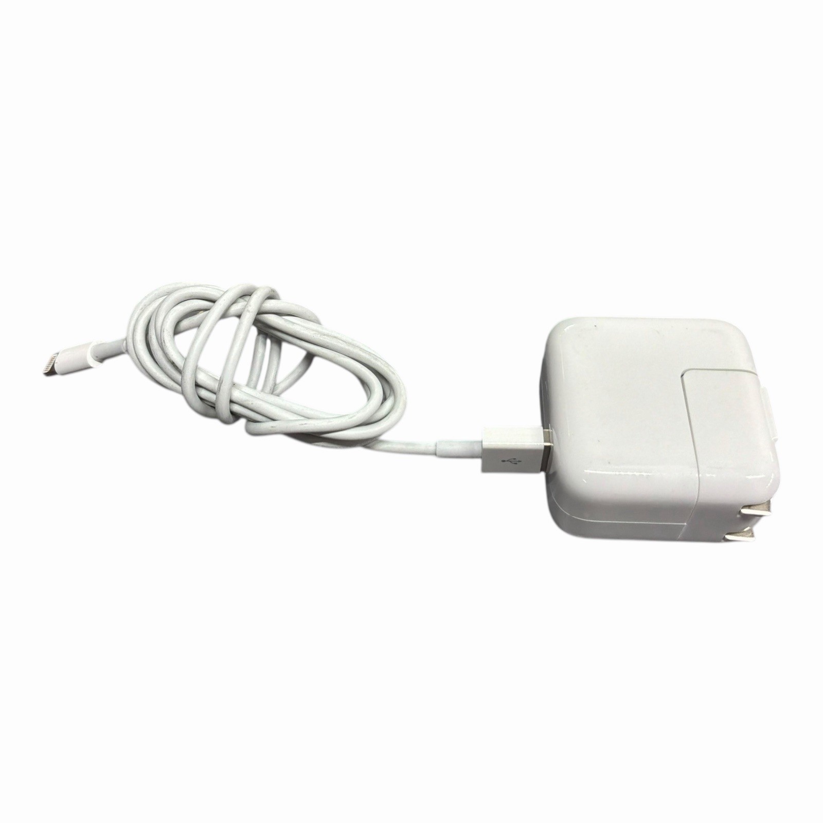 Apple 12W Single USB Wall Charger Power Adapter + Cable (MD836LL/A - A1401)