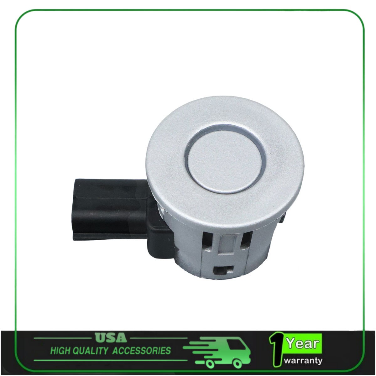 For 14-18 DODGE RAM 1500 BUMPER PARK ASSIST SENSOR BRACKET SILVER+BRACKET