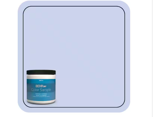 8 Oz. #P540-2 Garden Fairy Satin Enamel Interior/Exterior Paint & Primer Color S