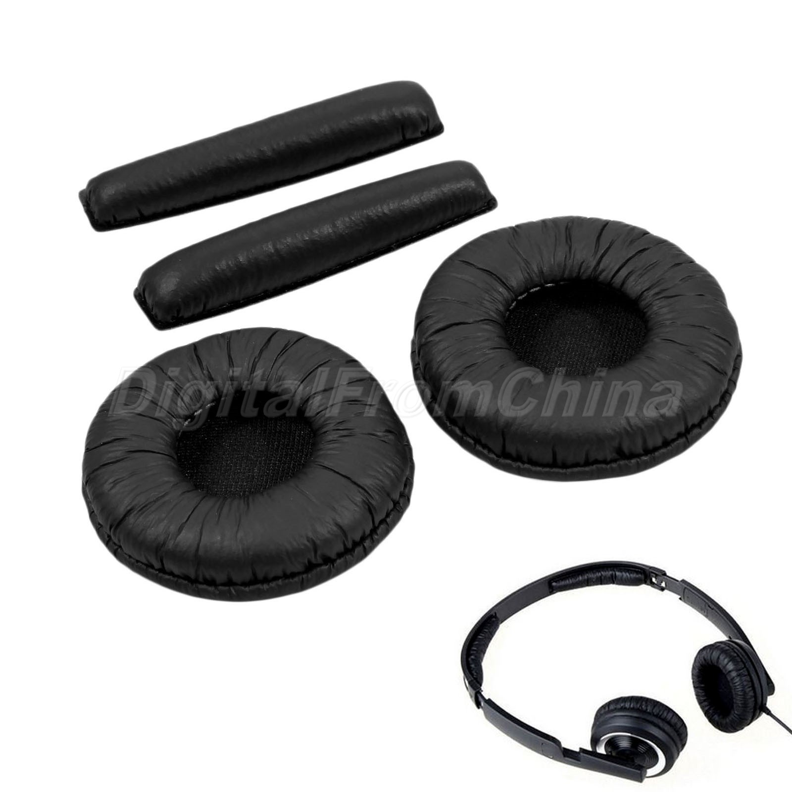 Earpad & Headband Set Replace For Sennheiser PX100 PX200 PXC150 PXC250 Headphons