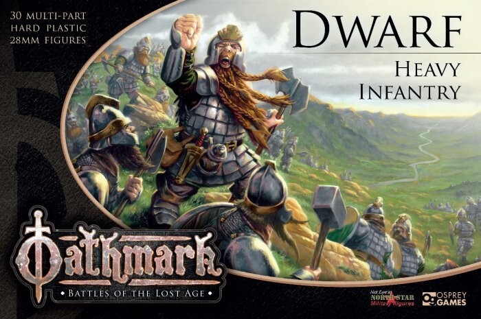 Oathmark - OAKP102 - Dwarf Heavy Infantry for Fantasy War Games by Osprey Games