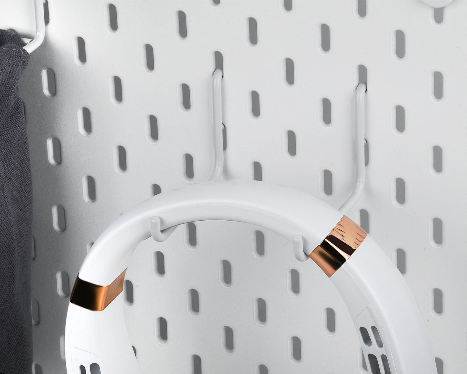 coiyie Pegboard Hooks Compatible with IKEA Skadis 12 Pack White