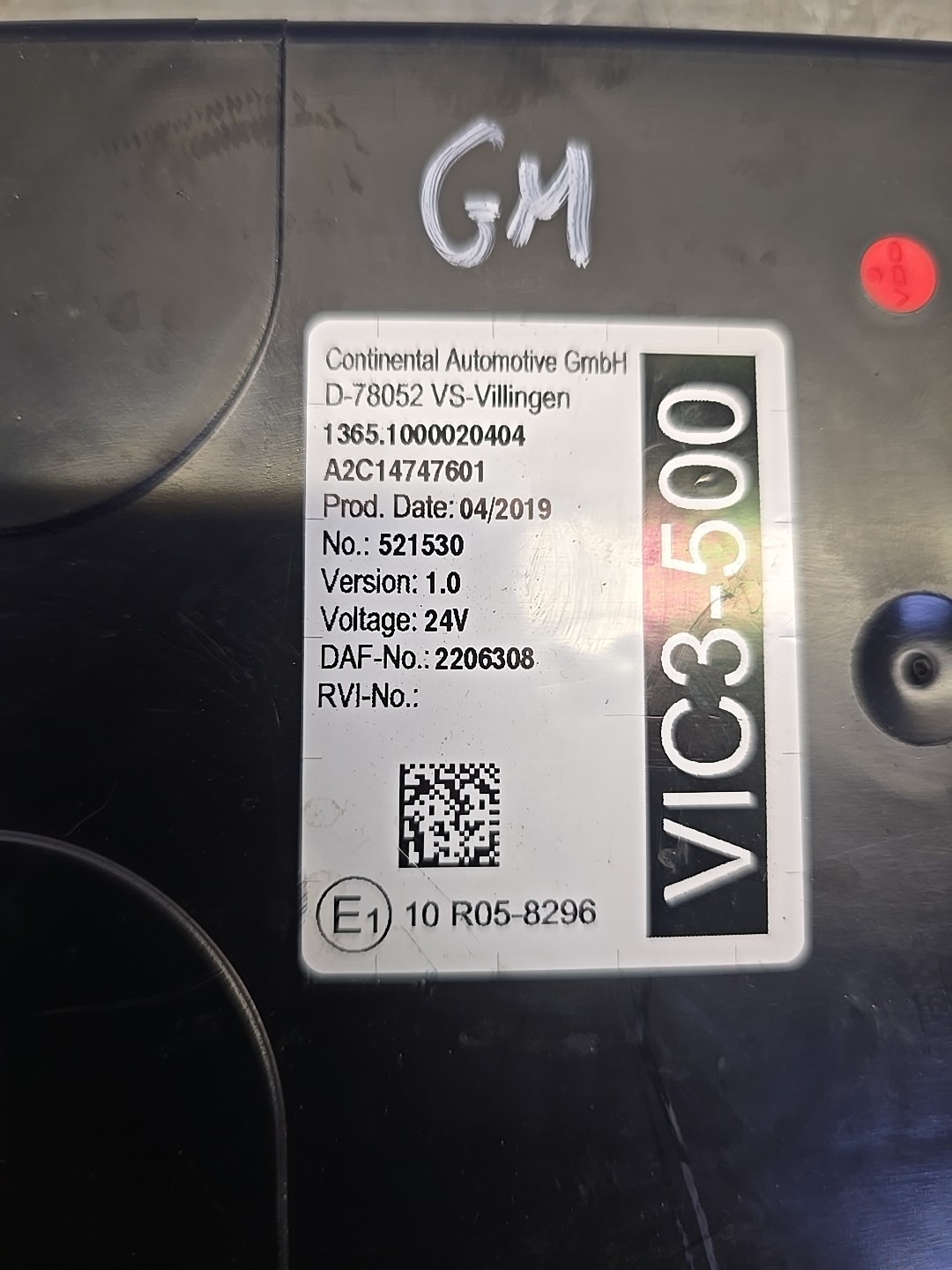 DAF XF CF LF VIC3-500 control unit 2206308