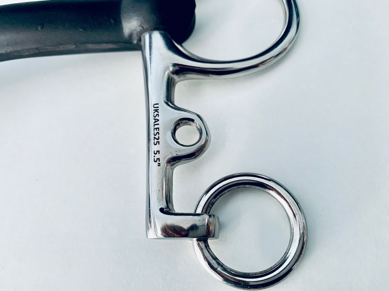 Rubber Mouth Pelham Bit (UKSALES25® Horse Bits) *SAME DAY DISPATCH*