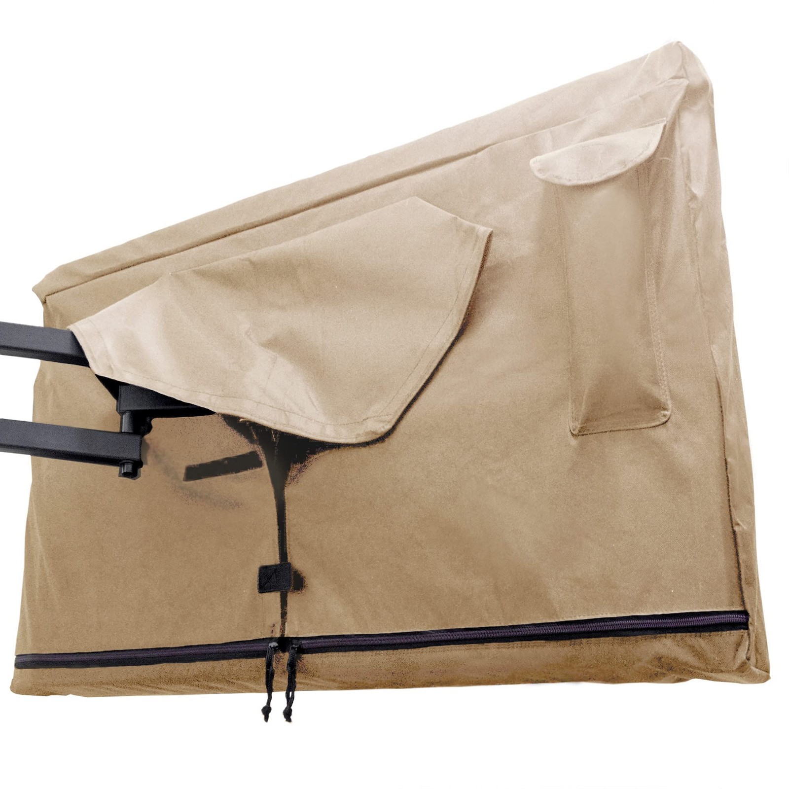 Outdoor TV Cover 60-65 inch - with Zipper, Weatherproof, Waterproof 360 Degre...