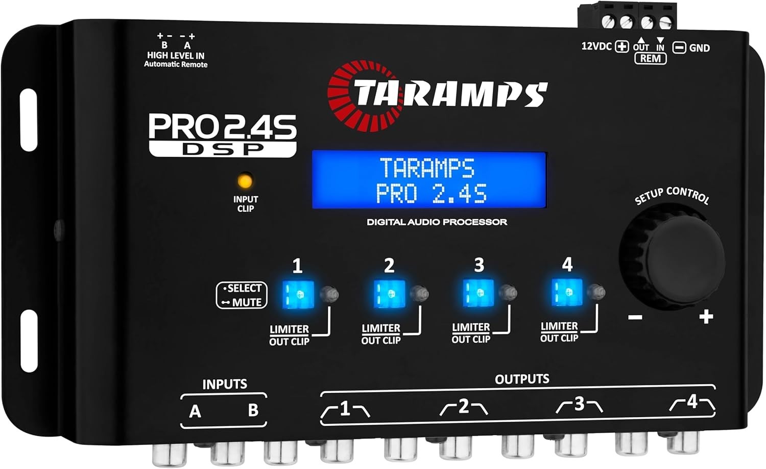 Pro 2.4S DSP Crossover & Equalizer - 12 Preset EQ
