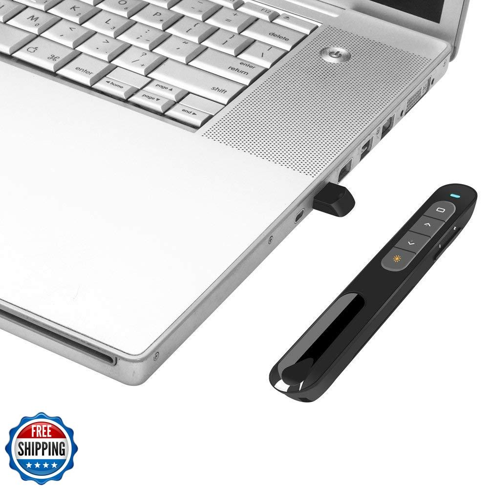 Wireless Presenter, Hyperlink Volume Control Presentation Clicker RF 2.4GHz U