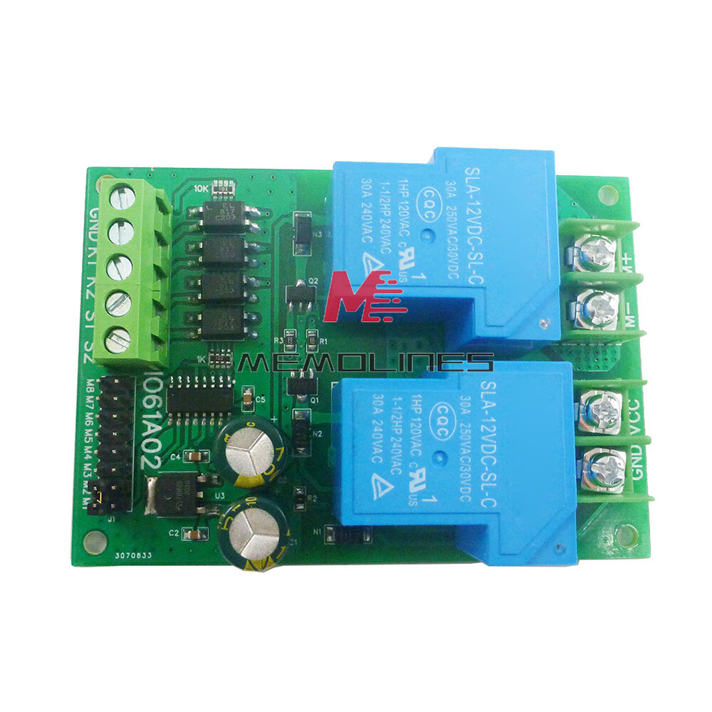 30A 12V 24V DC Motor Controller Relay Module Forward Reverse Control Board