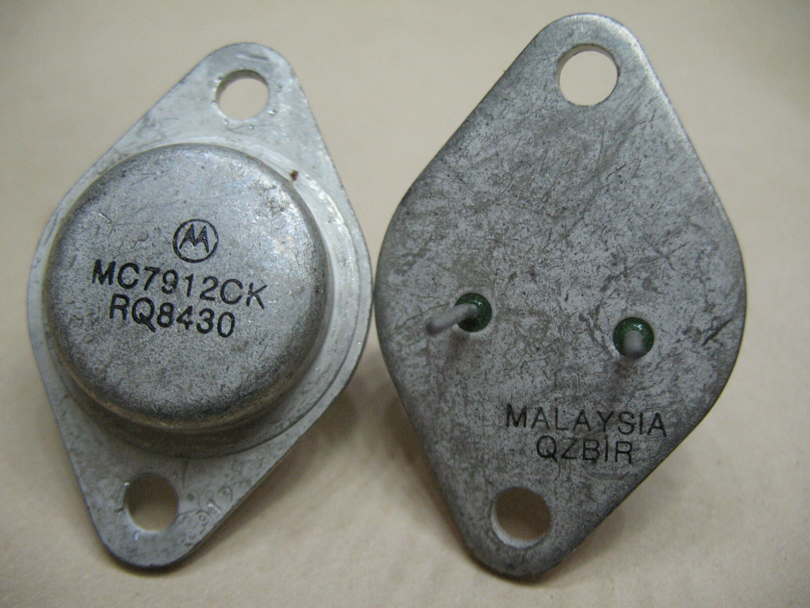Qty. 3 Motorola MC7912CK Voltage Regulator_
