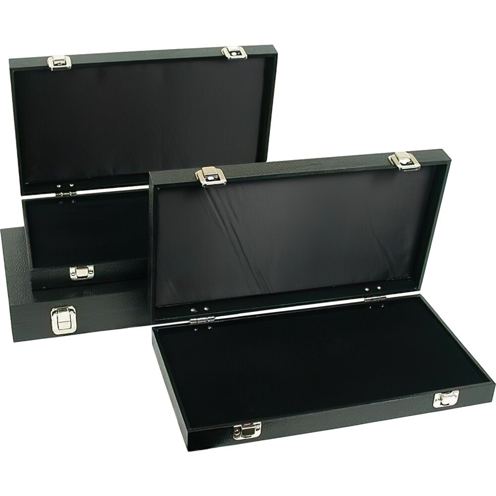 3 72 Slot Black Ring Inserts & Jewelry Travel Cases