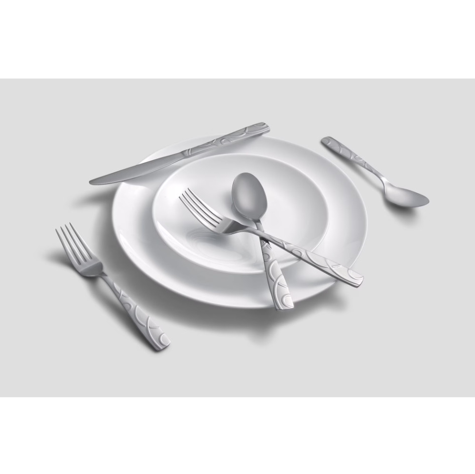 Cambridge Roam Sand 45-Pc Flatware & Hostess Set (Service for 8)