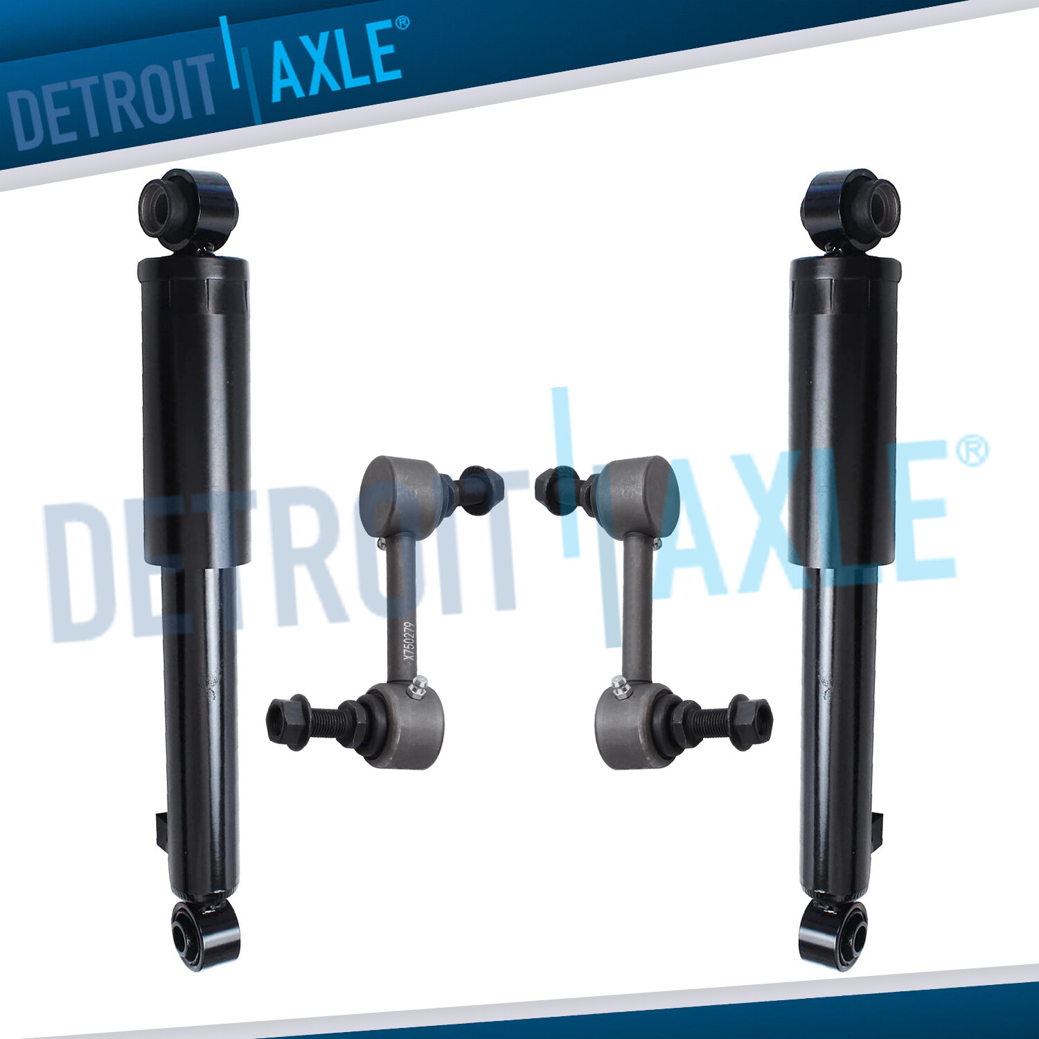 Rear Shocks Sway Bar Links for 2011 2012 Hyundai Santa Fe Veracruz Kia Sorento