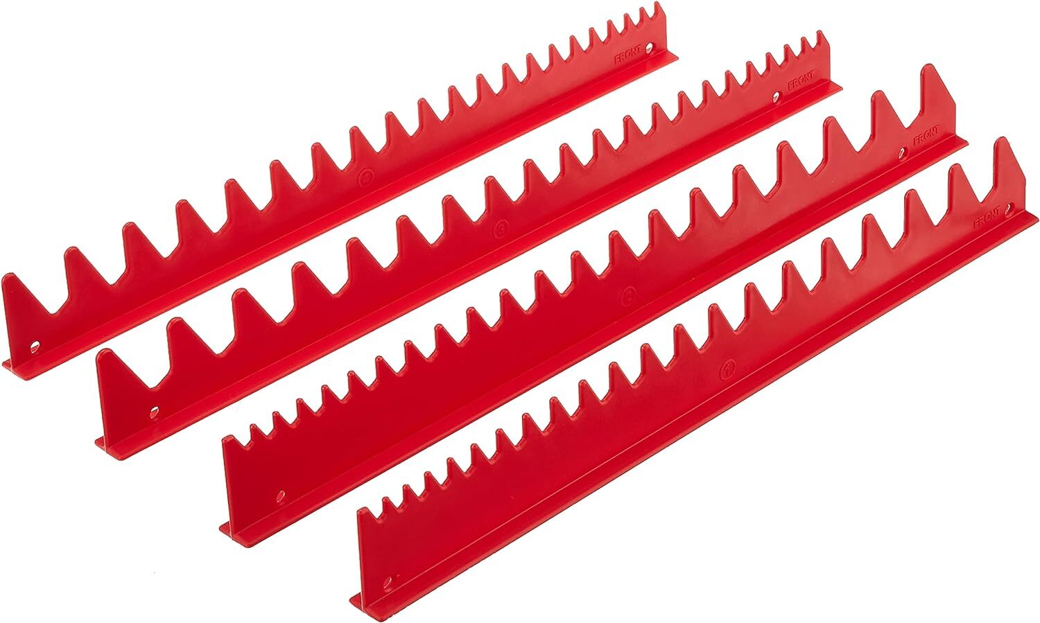 Ernst Manufacturing Wrench Rail Set, 40 Tool, Red