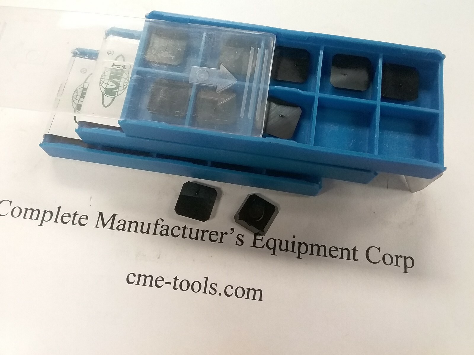 30pcs SEAN42 AFN Carbide Inserts aluminum-cutting SK10F-277 for 45° face mills.