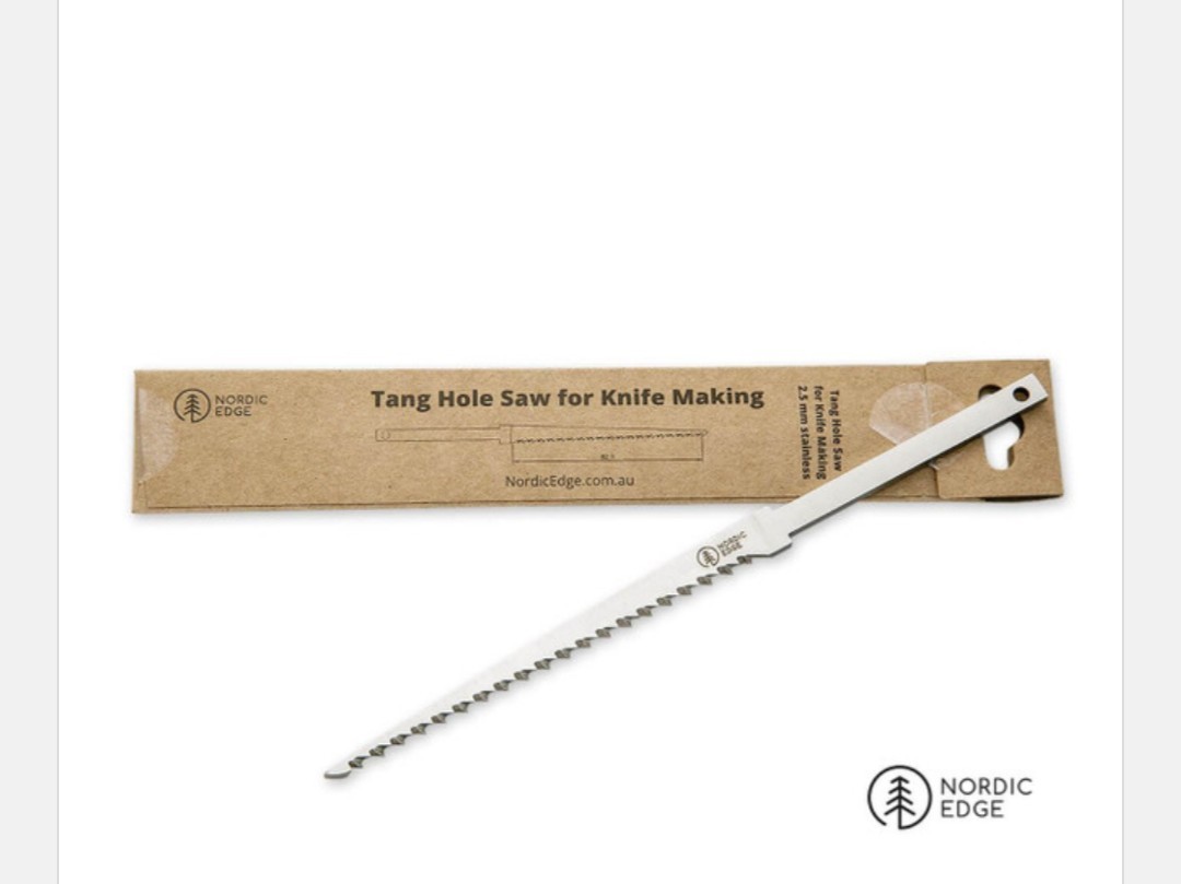 Nordic Edge Broach Tang Hole Saw Knife Making Blade Only