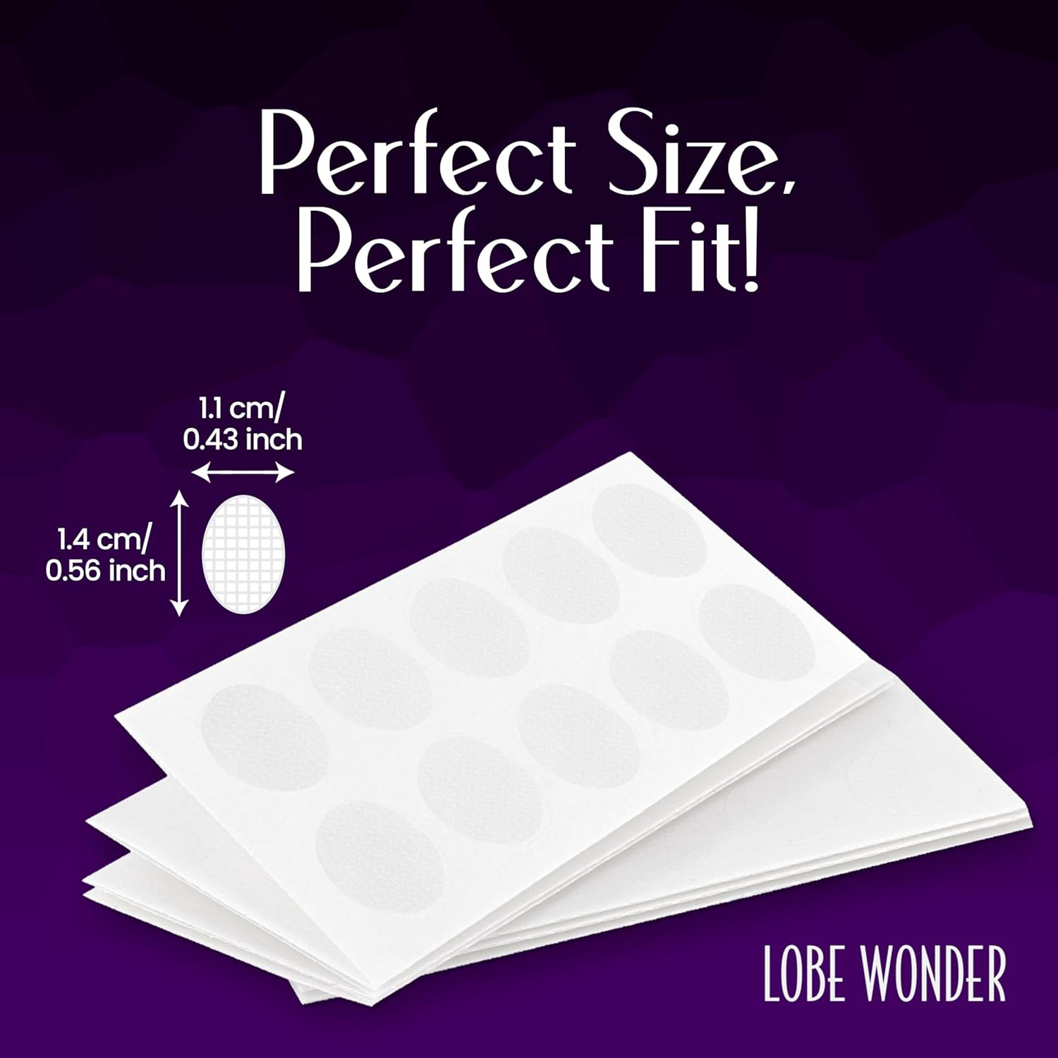 - the ORIGINAL Ear Lobe Support Patch for Pierced Ears - Eliminates the Look ...