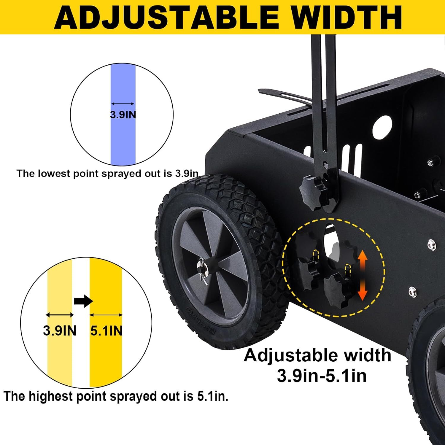 Heavy Duty Striping Line Marking Machine, Parking Lot Striping Machine, Work wit
