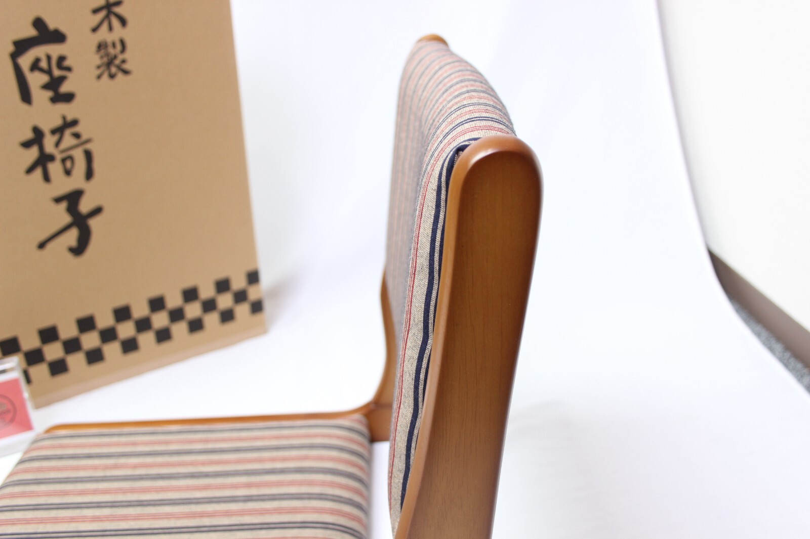 Tatami floor chair Zaisu made in Japan 1 unit W17.3 x D20.6 x H18.1 inc.