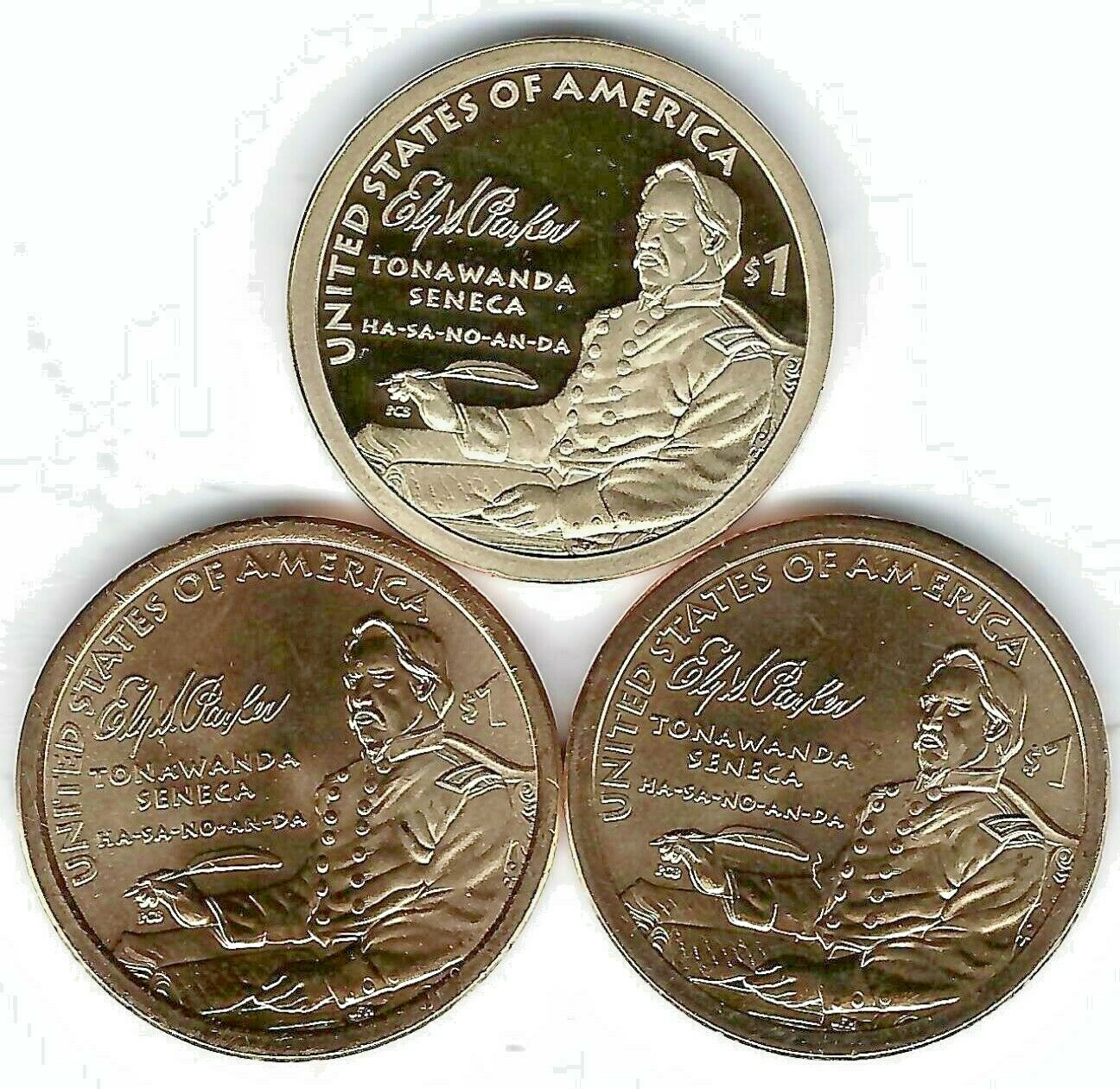 2022-S San Francisco Proof & D+P Sacajawea Three Dollar Coins!