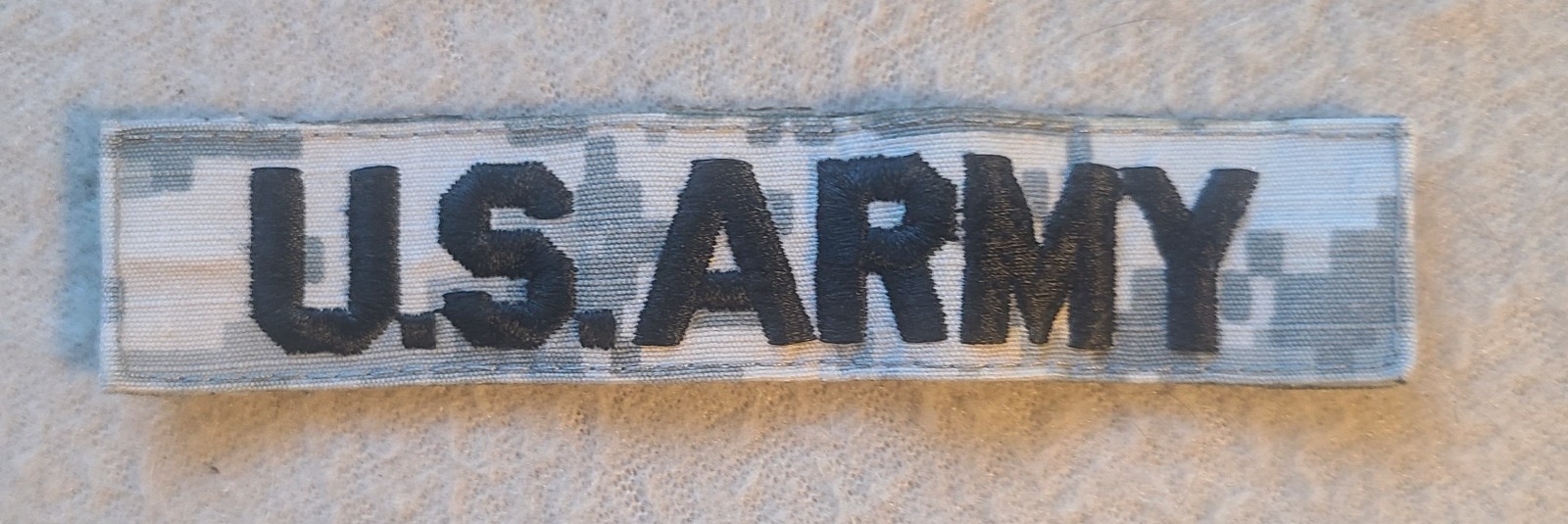 US Army ACU Digital UCP Hook and Loop Nametape OIF