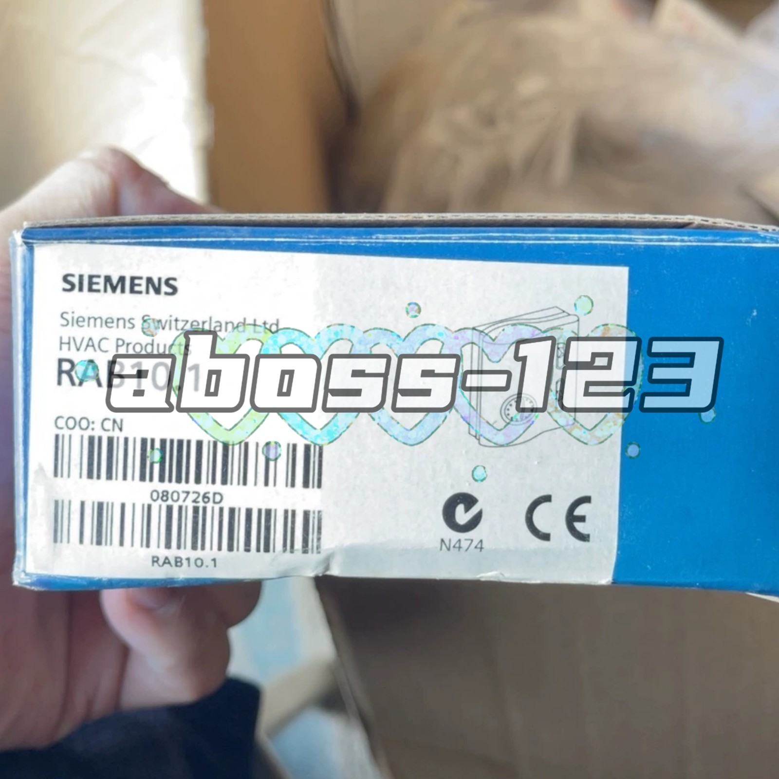 SIEMENS RAB10.1 Temperature Controller Switch#1pcs New In Box