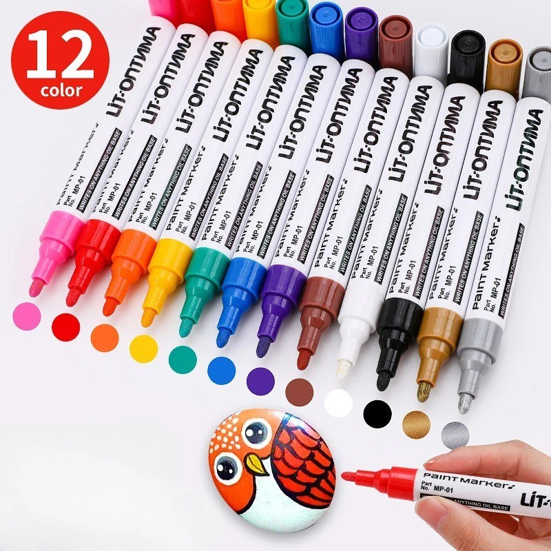 Waterproof Permanent Paint Marker Pen For Car Tyre Tire Tread Rubber Metal