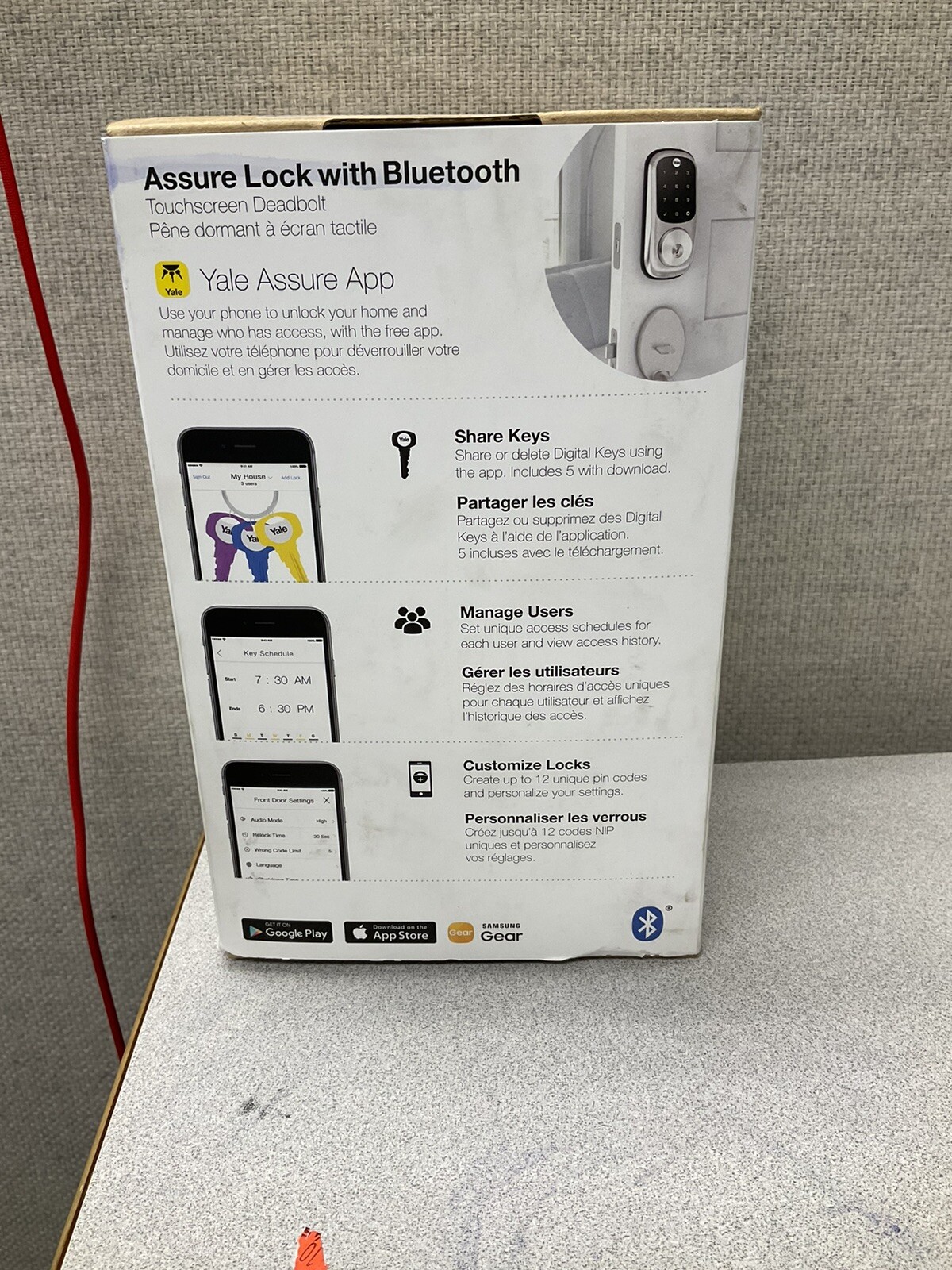Yale YRD426-NR-619 Touchscreen Deadbolt with Bluetooth