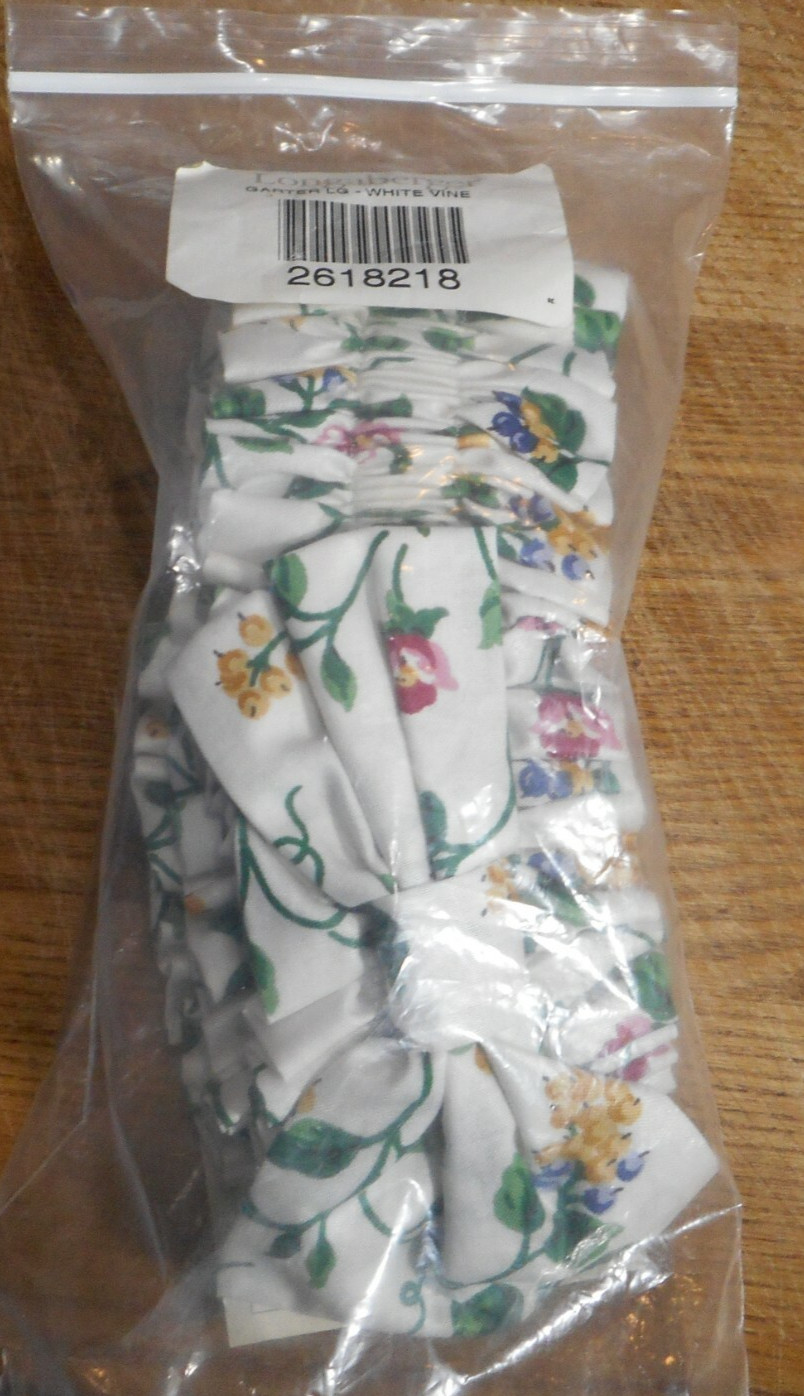 Longaberger Large Garter White Vine #2618218