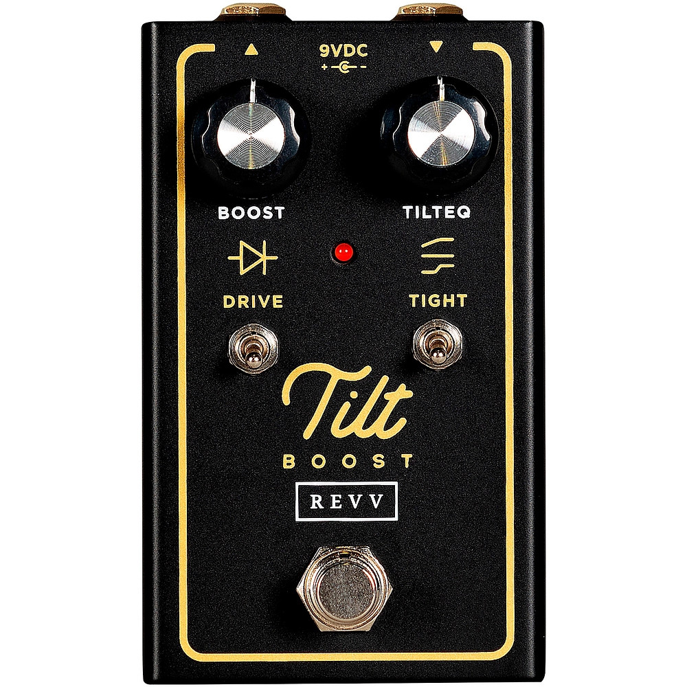Revv Amplification Tilt Boost Effects Pedal Black